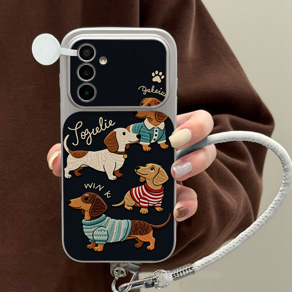 Camera Wrist Strap - Coque de téléphone en cuir de