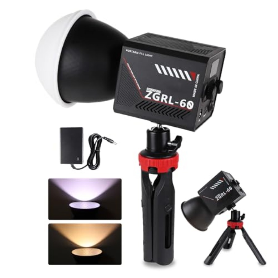 Photography Videos Free - Lampe vidéo LED COB 60W portable