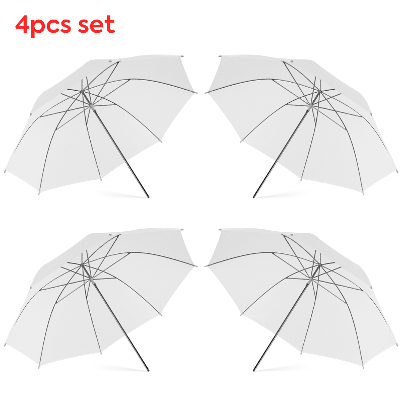 Photography Umbrella - Parasol diffuseur de lumière blanc transparent