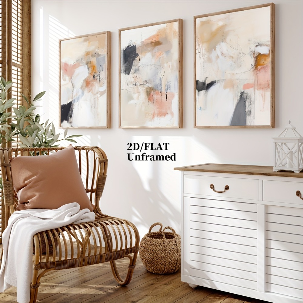 Lot de 3 tableaux muraux sans  - Photography Geometry avis et prix
