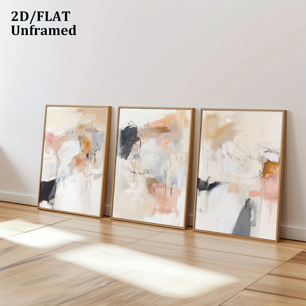 Lot de 3 tableaux muraux sans  - Photography Geometry avis et prix