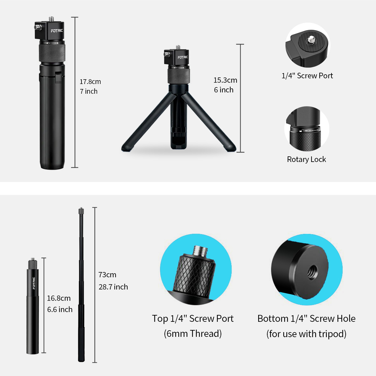 FOTRIC, perche à selfie invisi - Photography Basics avis et prix
